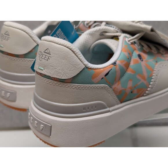 NWOB REEF Men's Onshore Pebble Golf Shoes Vintage White Floral Size 11 - CJ6426 - Picture 7 of 10